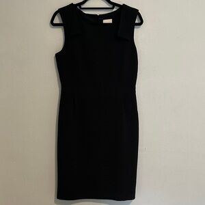 J. Crew Classic suiting Black Midi formal cocktail Dress